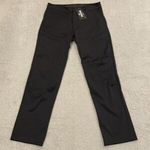 NWT Rhone Commuter Classic Fit Chino Pant Mens 32x29 Black Straight Leg 100020